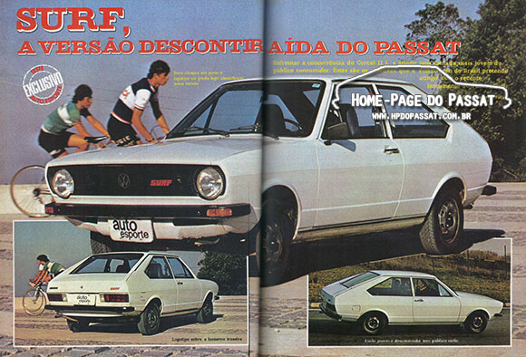 Passat Surf 1978 - Revista Auto Esporte